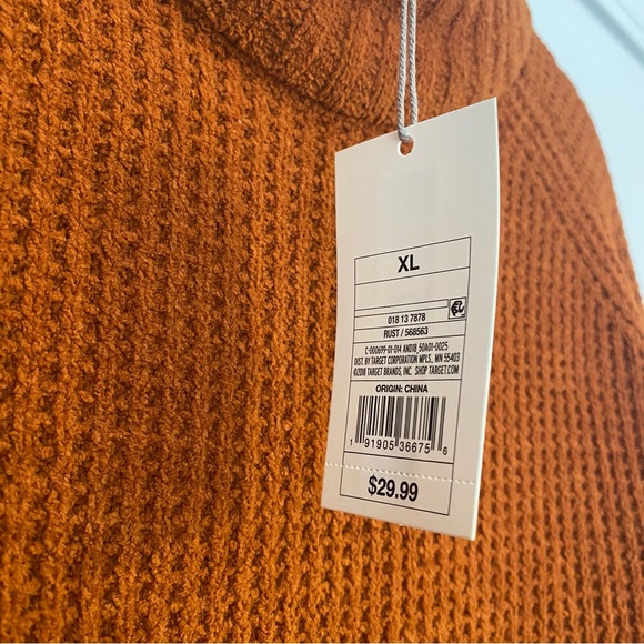 Rust Orange Sweater - Picture 4 of 5